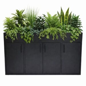 Archiefkast met plantenbak