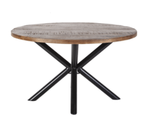 Vergadertafel rond met kruispoot