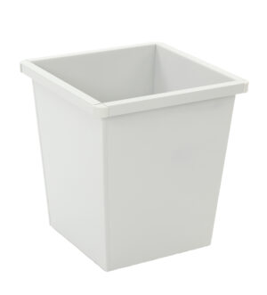 Vierkant tapse papierbak 27 Liter