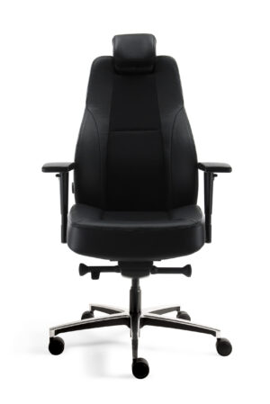 24 uurs bureaustoel BMI 24/7 half leder