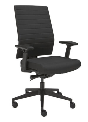 Bureaustoel Stripe zwart