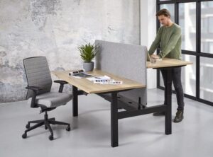 Duo bureau flex pro zit-sta electrisch verstelbaar